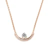 Pendentif Intr&eacute;pide grand arc 0.25ct pav&eacute;