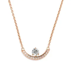 Pendentif Intrépide grand arc 0.25ct pavé