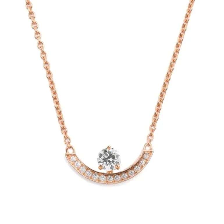 Pendentif Intrépide grand arc 0.25ct pavé