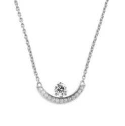 Pendentif Intrépide grand arc 0.25ct pavé