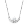 Pendentif Intr&eacute;pide petit arc 0.25ct pav&eacute;