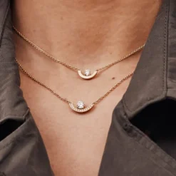 Pendentif Intr&eacute;pide petit arc 1ct