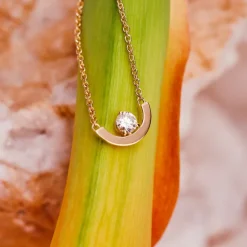 Pendentif Intr&eacute;pide petit arc 0.5ct