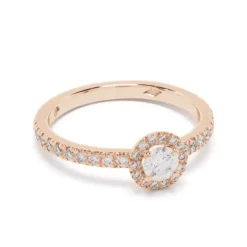 Solitaire Absolu.e Couronne 0.25ct pav&eacute;