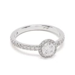 Solitaire Absolu.e Couronne 0.5ct pav&eacute;