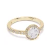 Solitaire Absolu.e Couronne 1ct pav&eacute;