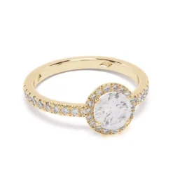Solitaire Absolu.e Couronne 1ct pav&eacute;