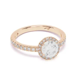 Solitaire Absolu.e Couronne 1ct pav&eacute;