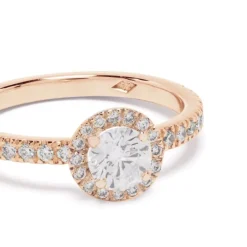 Solitaire Absolu.e Couronne 0.5ct pav&eacute;