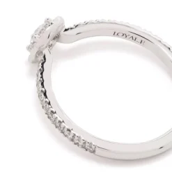 Solitaire Absolu.e Couronne 0.25ct pav&eacute;