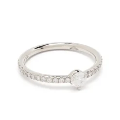Solitaire Absolu.e 0.25ct pav&eacute;