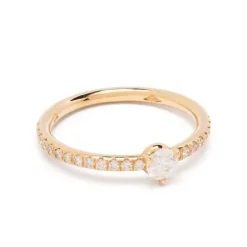 Solitaire Absolu.e 0.25ct pav&eacute;