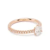 Solitaire Absolu.e 1ct pav&eacute;