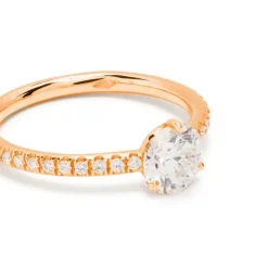 Solitaire Absolu.e 1.5ct pav&eacute;