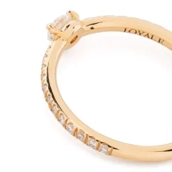 Solitaire Absolu.e 0.25ct pav&eacute;