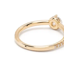 Solitaire Absolu.e 0.5ct pavé