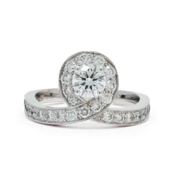 Solitaire Lien &Eacute;ternel 0.5ct pav&eacute;